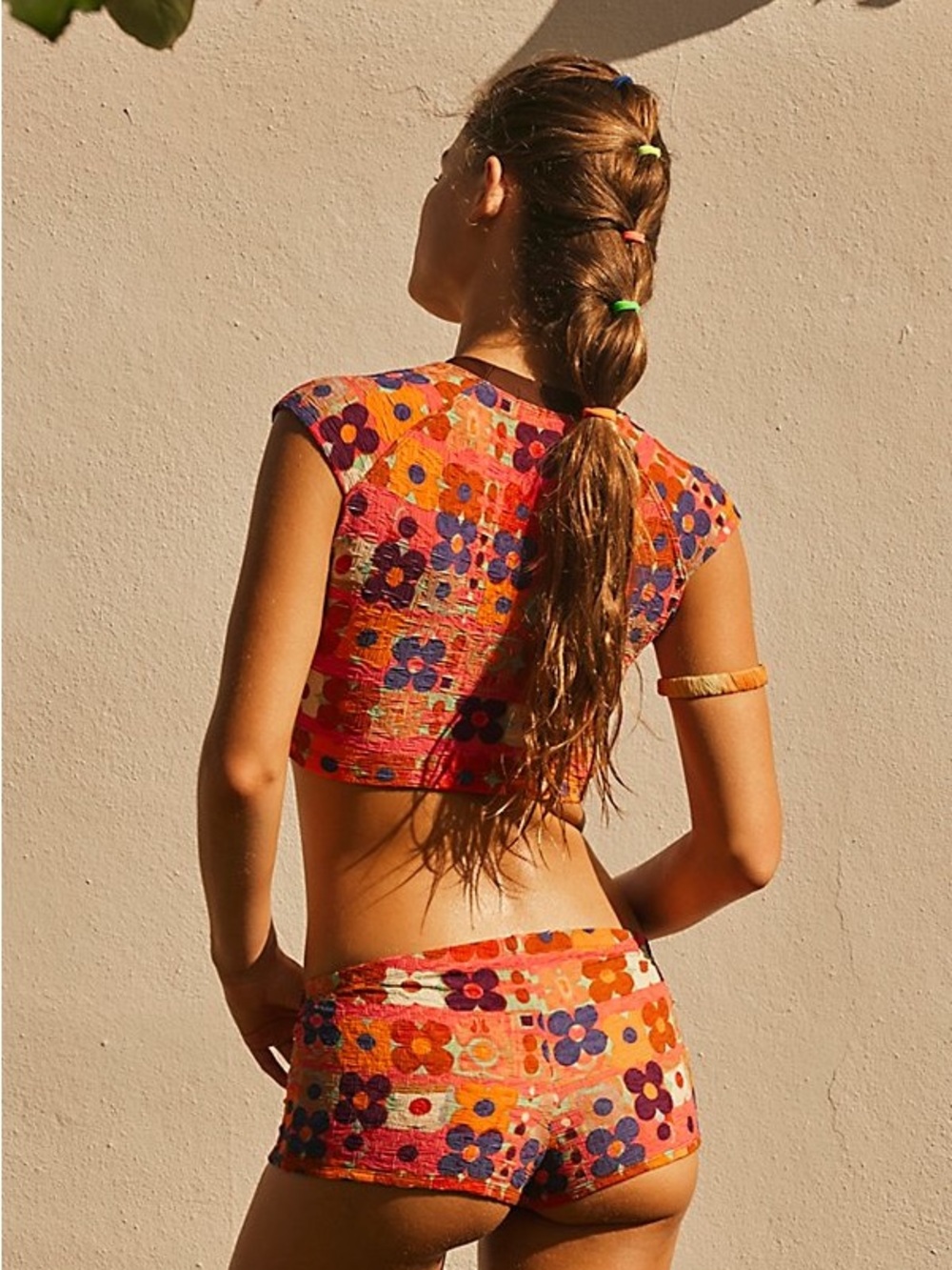 Free People free-est Dixie 2 piece Swimwear ❤️. Crop tee and boy shorts NWOT - Picture 7 of 11